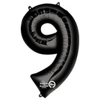 (Uninflated) Anagram Black 34" Number Balloon