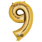 (Uninflated) Anagram Gold 34" Number Balloon