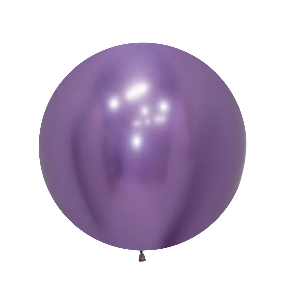 Purple balloon on a white background