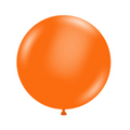 Orange balloon on a white background