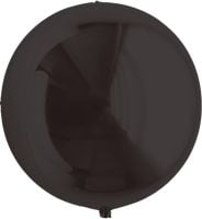 Orbs black round sphere foil balloon