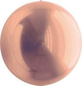Orbs pink rose gold round sphere foil balloon