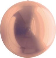 Orbs pink rose gold round sphere foil balloon
