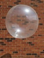 Orbs 32 inch clear pico round sphere balloon